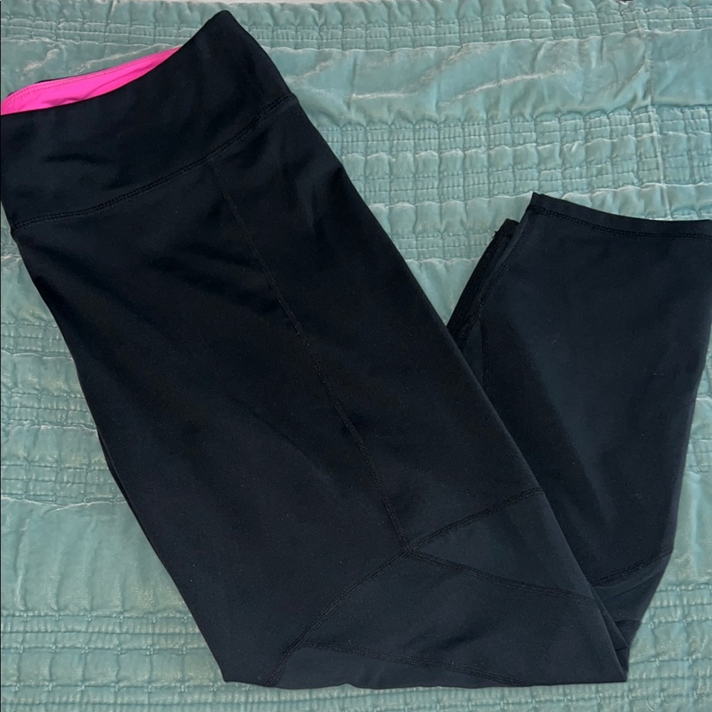 Lilly Pulitzer Black Leggings, Size XL